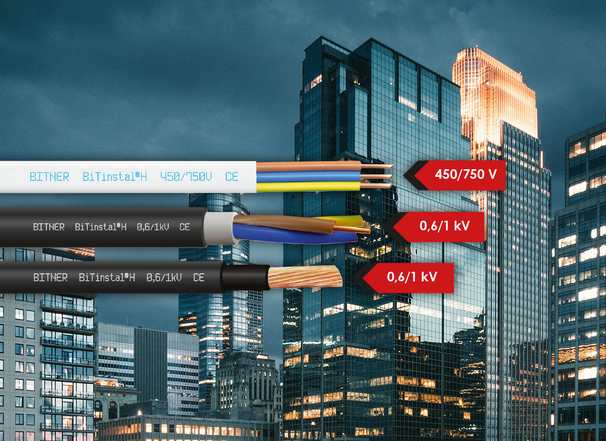 Bezpieczny i trwały kabel instalacyjny BiTinstal®H(p) 450/750V